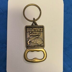 Vintage Boomtown Biloxi Keychain